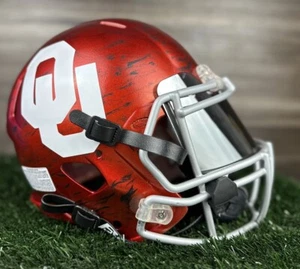 OKLAHOMA SOONERS Rough Riders Riddell SPEED Adult Full Size Football Helmet - Picture 1 of 11