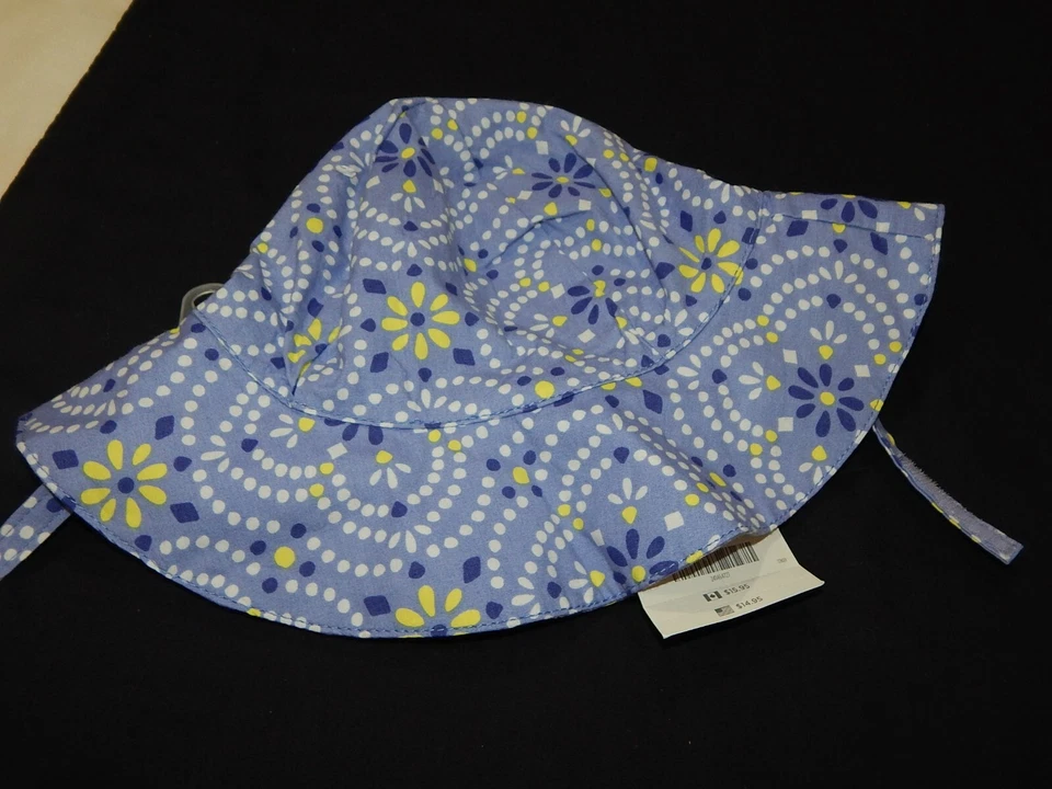 NUEVO CON ETIQUETAS Gymboree Niñas 4T 5T SAFARI Sonrisas Lavanda Correa Sol SOMBRERO Foto 1 de 4