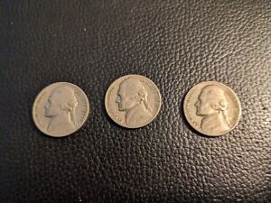 1939-PDS JEFFERSON NICKEL COIN LOT