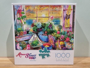 Rompecabezas de 1000 piezas Buffalo Games buenas vibraciones de Aimee Stewart difícil de encontrar - Imagen 1 de 1