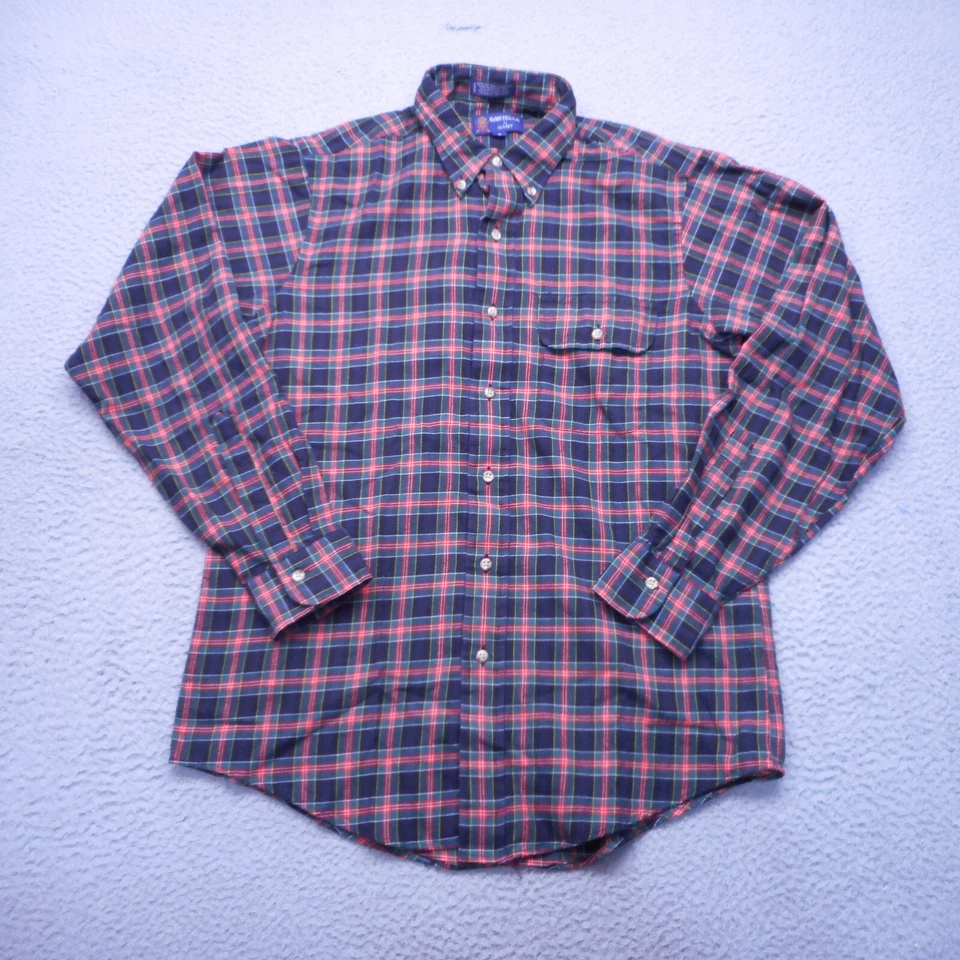 Camisa Gant De Colección Para Hombre Mediana Roja Verde Cuadros Algodón Lana Manga Larga Gantela Foto 1 de 4