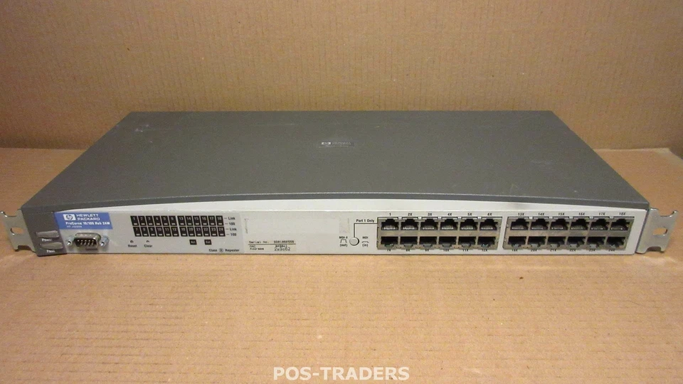 HP J3289A ProCurve 24M 24-Ports 10/100 External Hub Managed - Image 1 of 2