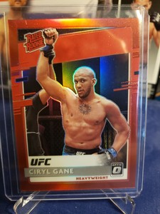 Ciryl Gane 2021 Panini UFC Chronicles Rookie Card /149 Optic Red Prizm #202