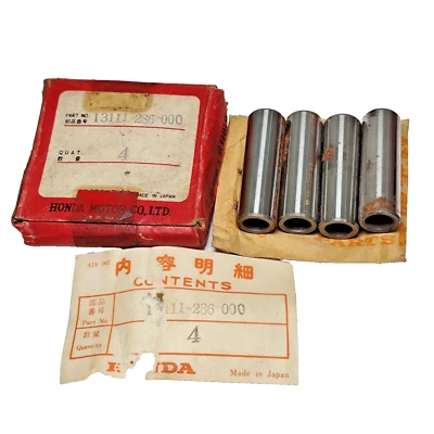 Pistón pin genuino Honda CB125 S CB650 CL200 CT125 SL125 TL125 P/N 13111-286-000 Foto 1 de 4