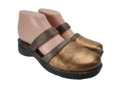 NAOT Bronce Marrón Cuero Metálico Deslizables Puntera Cerrada EU 38, US 7-7.5 Foto 1 de 4