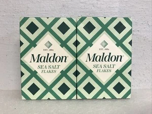 Maldon Meersalzflocken 125g Box Menge 2 Master Salzbereiter 03/2027 Neu Versiegelt - Bild 1 von 5