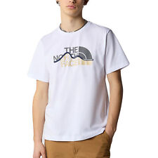 The North Face T-shirt pour Homme Mountain Line Blanc