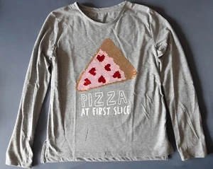 Langarm T-Shirt mit Wendepailletten, C & A, Gr. 146/152 - Bild 1 von 4