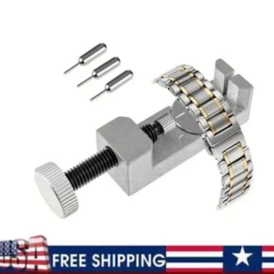 Metall verstellbar Uhrenarmband Armband Link Pin Entferner Reparatur Werkzeug Kit USA - Bild 1 von 9