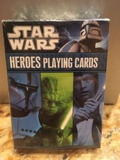 1 Deck Of Star Wars Themed Playing Cards Heroes Set By Cartamundi Collector Pack