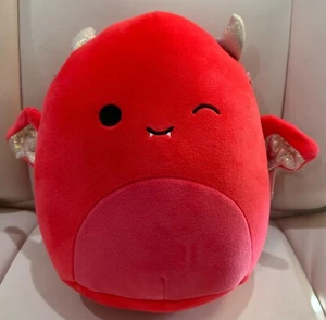SQUISHMALLOWS Halloween Karlie the Red Devil Bat 8 inch plush (NEW) - Picture 1 of 7