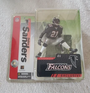 Mcfarlane DEION SANDERS ATLANTA FALCONS BLACK jersey Exclusive 6” Figure Variant - Picture 1 of 1