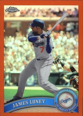 Topps 2011 cromo naranja refractores #47 James Loney  Foto 1 de 2