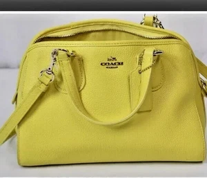 New VNTG Coach Cross-Body, 7x11x5" mustard, yellow women - Picture 1 of 9