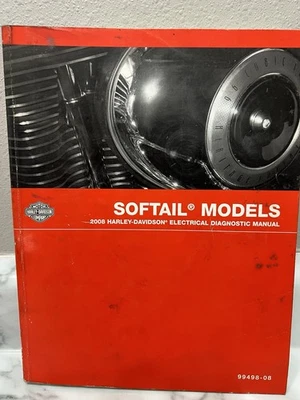 Harley-Davidson Softail 2008 manual de diagnóstico eléctrico 99498-08 Foto 1 de 4