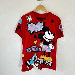 Mickey And Co Disney All Over Print Size S TShirt Mickey Mouse - Picture 1 of 6