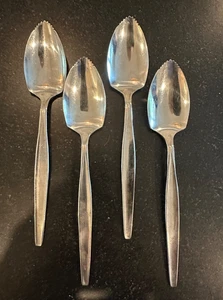4er Set Citra Edelstahl Wellenschliff Spitze Grapefruit Löffel Japan - Bild 1 von 3