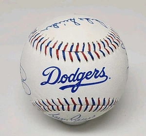 Brooklyn Los Angeles Dodgers Multi Signed Auto Legends Dodgers Logo Baseball - Picture 1 of 6