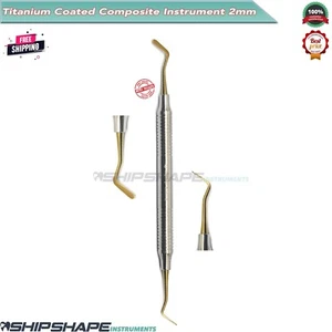 PFI 2mm Dental Plastic, Cavity Filling Spatula Composite Placement Contouring CE - Foto 1 di 10