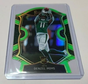 Seleccionar 2020 Denzel Mims RC troquelado verde neón #63 PRIZM - Imagen 1 de 2