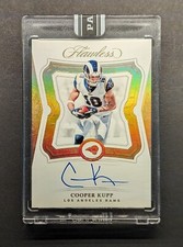 COOPER KUPP 1/1 Auto 2018 Panini Flawless Rainbow Foil Black Box SSP