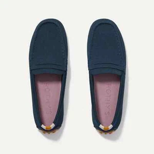 Rothy’s The Driver Driving Shoes Loafers in Navy - Women's Size 11 - Picture 1 of 22