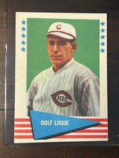 1961 Fleer Set Break Baseball Greats #56 Dolf Luque NM Card