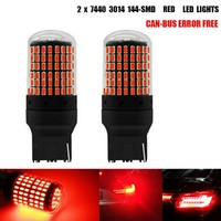 Red LED Bulb 144 SMD Canbus Error Free For Turn Signal Light Home DIY Light Bulb