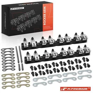 A-Premium 2024 Aluminum Shaft Mount Rocker Arm Set for Ford Small Block SBF 302 - Picture 1 of 11