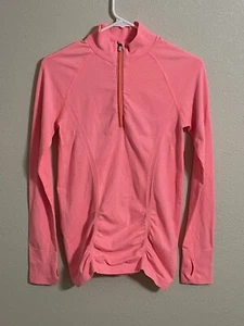 Athleta Women’s Pink Quarter-Zip Small - Picture 1 of 4