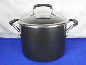 Circulon Total Nonstick 8 Quart Tall Stock Pot, Hard Anodized , With Glass Lid - Picture 1 of 9