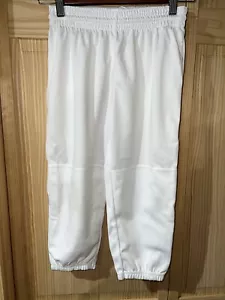 ADIDAS Youth Pull-On Baseball Pants White Size Medium Climalite - Picture 1 of 10