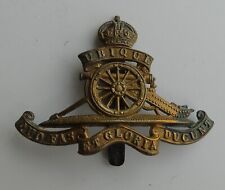 British Army Royal Artillery Brass Cap Badge