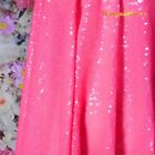 Gold/navy Blue/RedPink 4Ft(125cm)width Sequin Fabric Material By Half Yard Dress