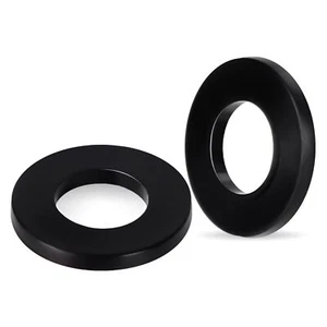 M8 Black Nylon Flat Washers 8mm ID 16mm OD 2mm Thickness Plastic Sealing Gask... - Picture 1 of 5