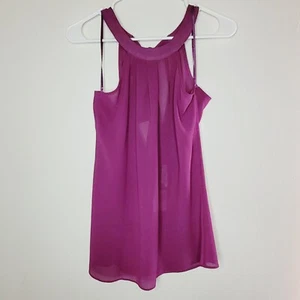 Colorstory Halter Top Women's Purple Medium Sheer Sexy Cute Summer Easy Stylish - Picture 1 of 5