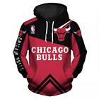 Lakers Chicago Bulls Basketball 3D Hoodie Men Women Casual Jumper Sports Top New