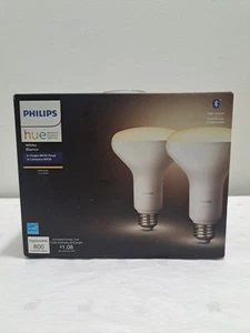 Philips Hue Smart LED Bulb - White Blanco, Pack of 2 - Picture 1 of 2