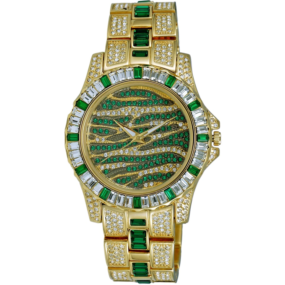 Reloj Adee Kaye para hombre esfera verde camaleón - AK1177G Foto 1 de 1