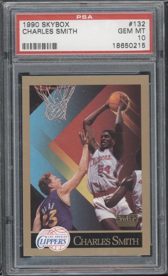 1990 Skybox баскетбол #132 Charles Smith Gem новом PSA 10 - Изображение 1 из 1