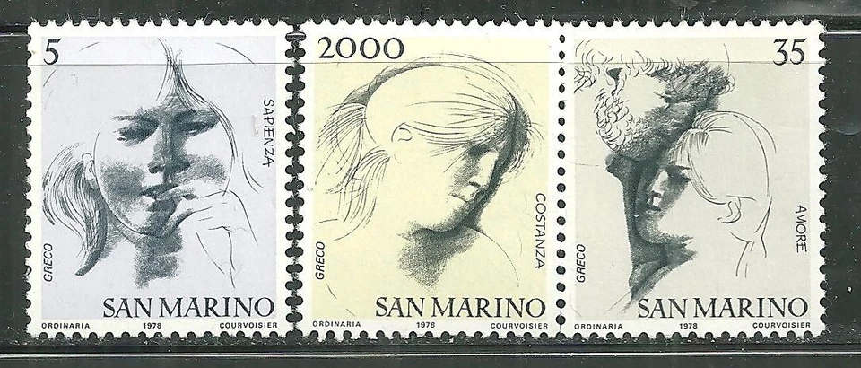 SAN MARINO 931-33 MNH CIVIC VIRTUES SCV 2.50 - image 1 of 1