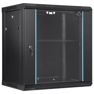 12U Wall Mount Network Server Rack Cabinet Enclosure 15.5'' Deep Door Lock - Picture 1 of 12