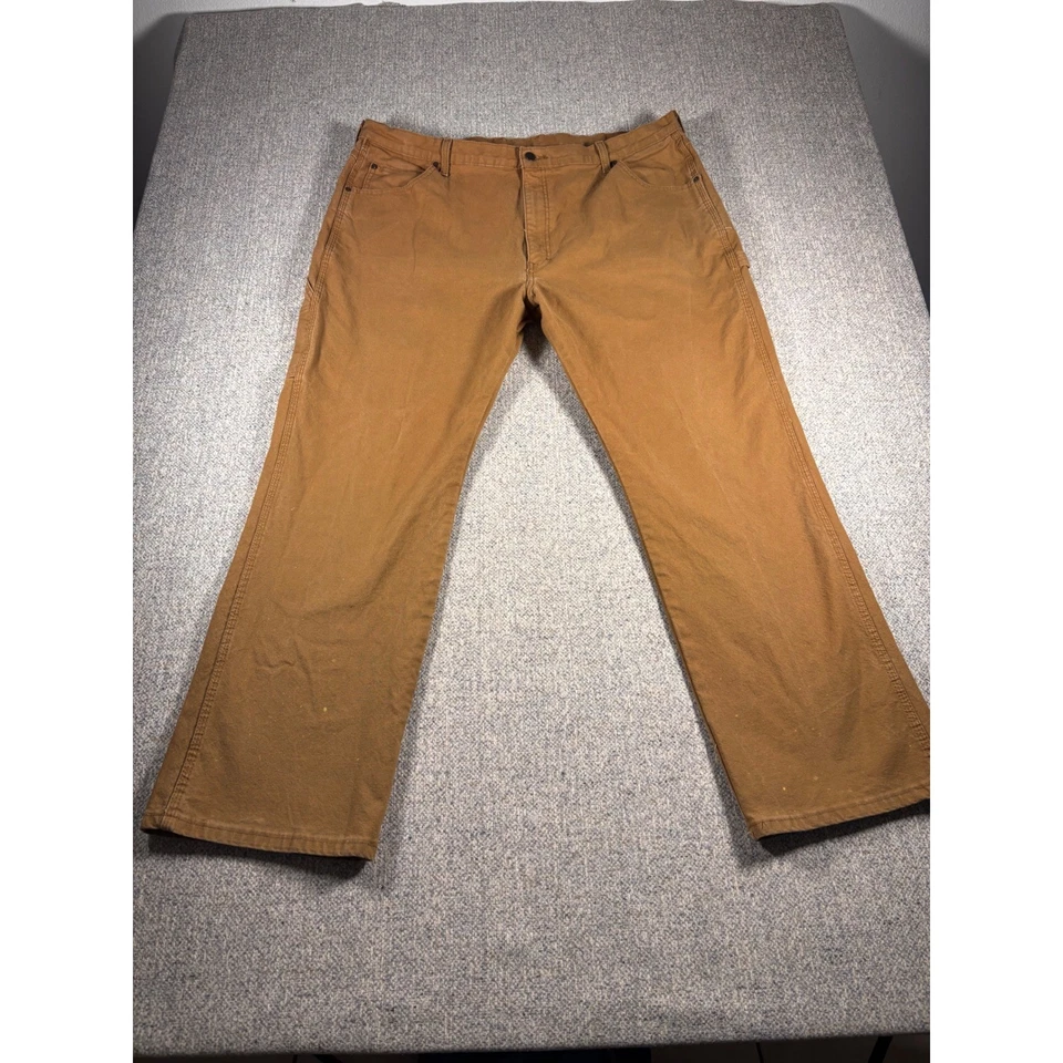 Dickies 棕色木匠裤子工作服实用风格男式 40X32 — 第 1/4 张图片