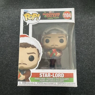 Funko POP! Marvel Star Lord Guardianes de la Galaxia 1104 Especial de Navidad Foto 1 de 4