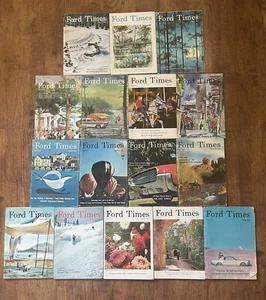 16 Vintage Ford Times Magazines Booklets Auto Car Monthly 1964 1965 1966 - Imagen 1 de 4