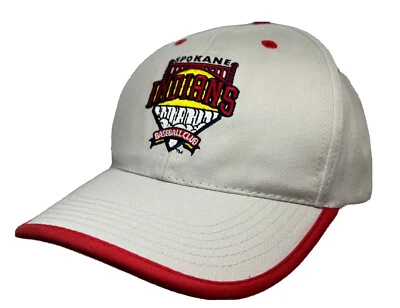 Gorra de club de béisbol Spokane Indians MiLB espalda a presión Pepsi Arbys Inlander SGA Foto 1 de 4