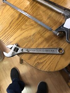 Williams adjustable wrench 10 inch AP-10A superadjustable 5213 forged vintage
