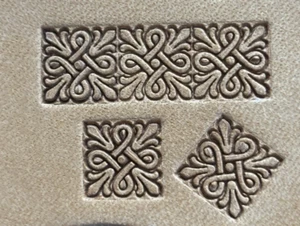 Sergey Neskromniy Leather Tools - Geometric Border Stamp 3/8" - Picture 1 of 3