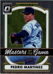 2017 Donruss Optic Masters of the Game Baseball Card #MG8 Pedro Martinez 
