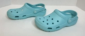 Crocs Clog Iconic Comfort Shoe Teal Light Blue Unisex Size US W8 M6 - Picture 1 of 11